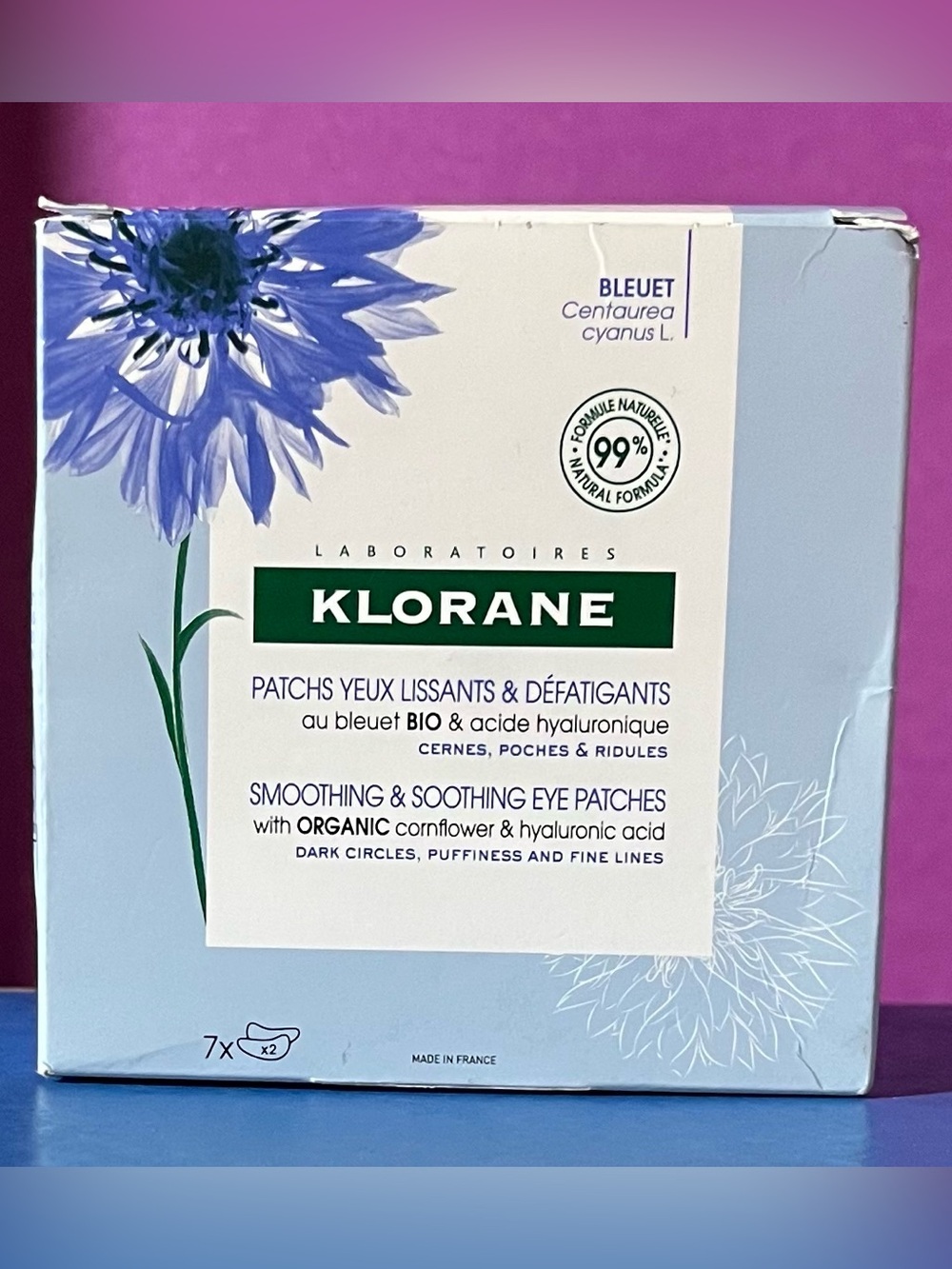 KLORANE - Smoothing & Soothing Eye Patches with Hyaluronic Acid